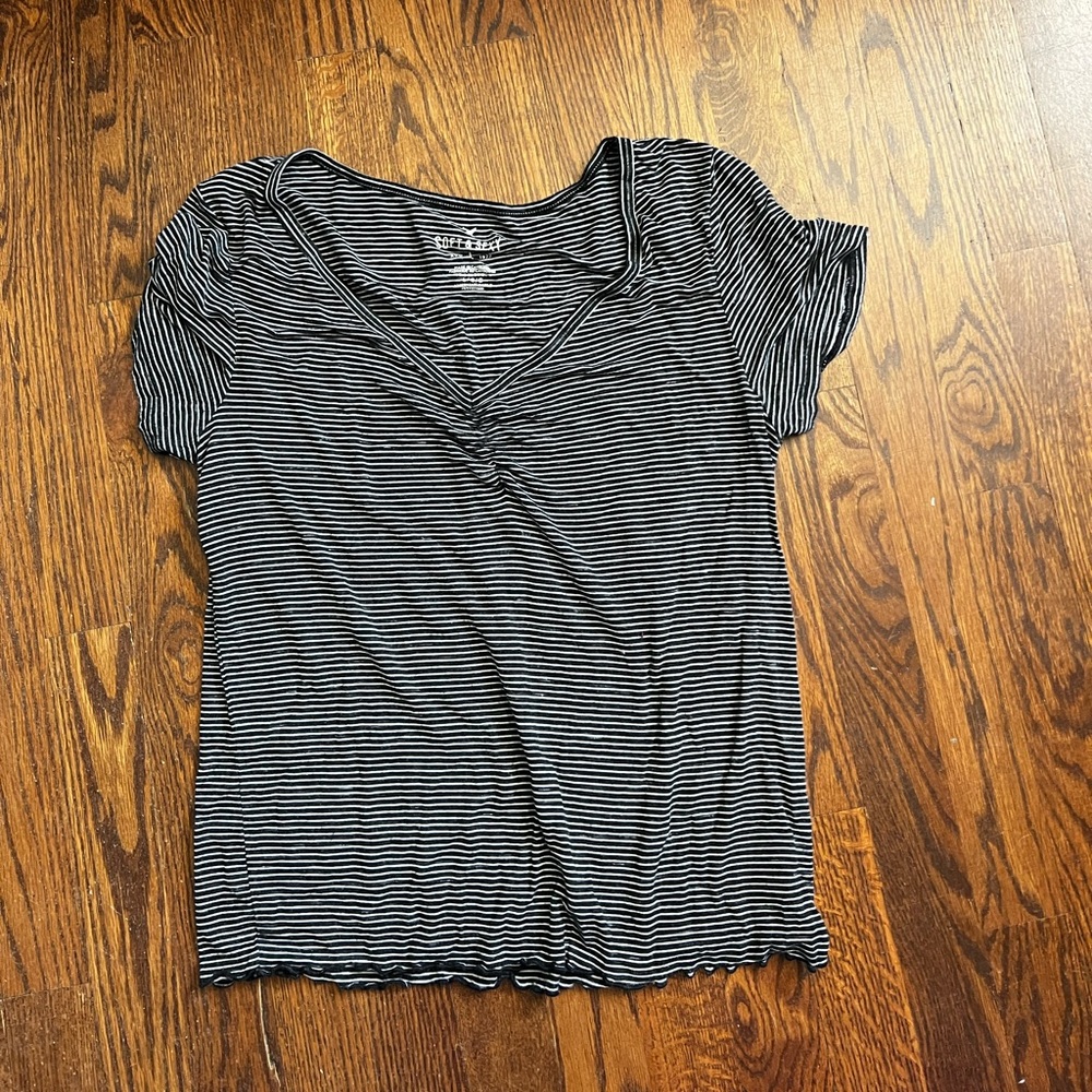 American Eagle Soft and Sexy Striped Tee